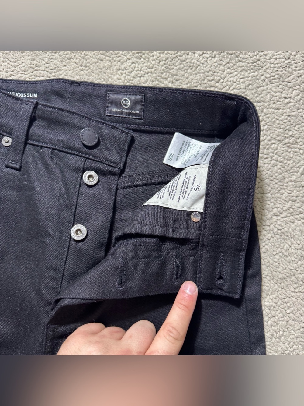Adriano Goldschmied Jeans Womens 25R Alexxis Slim High Rise Vintage Slim 25x28.5 - Picture 4 of 15